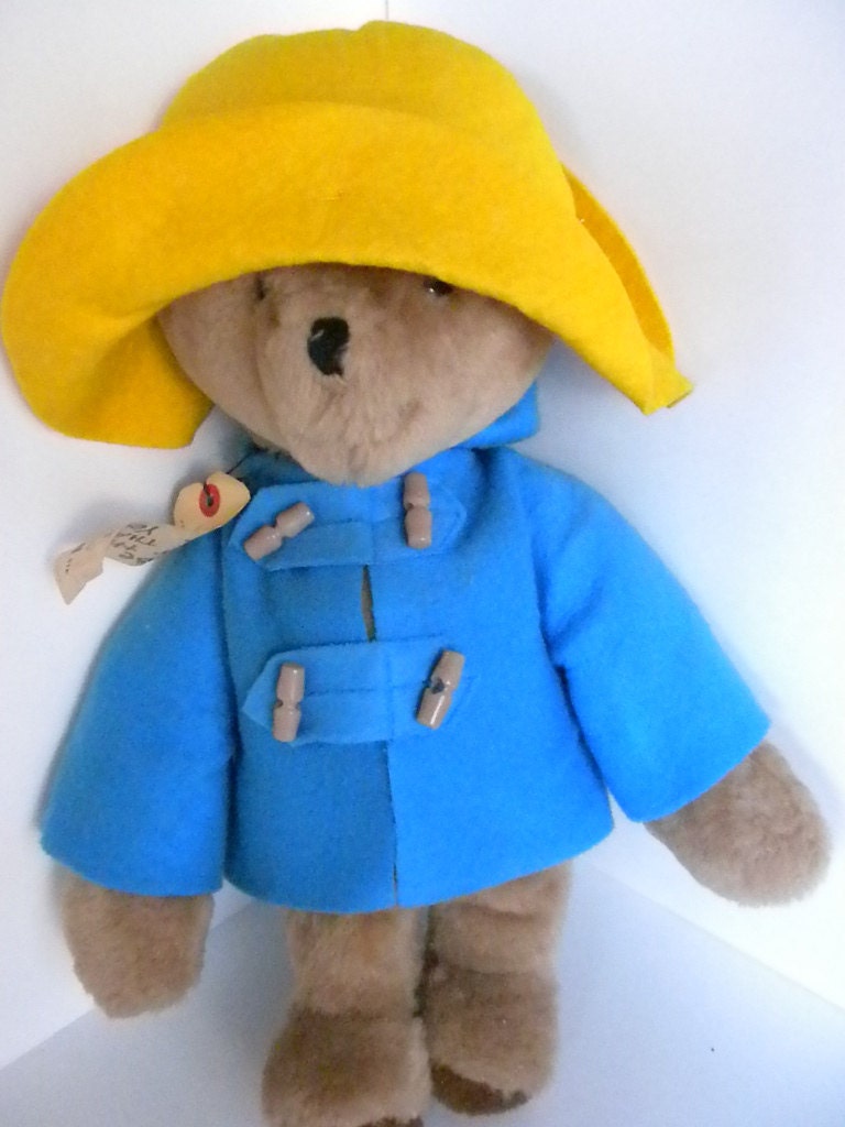 Paddington Bear Original Bear 1975 Eden Darkest Peru London England, Stuffed Bear