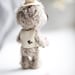 Collectible mohair teddy bear Taggart- Artist Bear OOAK - Birthday gift - Wedding gift - Groom