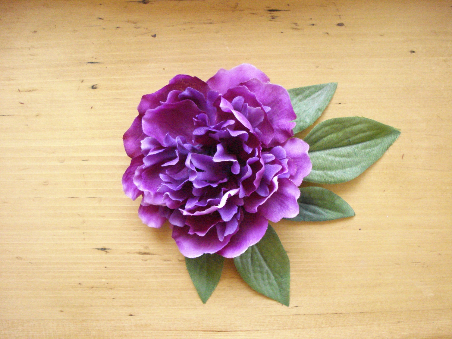 Purple Flower Hair Accessory