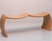 25%OFF SALE NOW 1237.50 Modern Wood Bench Art Contemporary Wooden Designer Furniture Entry Foyer Hallway Benches Seat Handmade Handcrafted