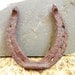 old horseshoe ..Amazing horseshoe, talisman, mascot from the USSR..horse