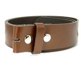 Brown Leather Belt For Belt Buckle Mens Womens