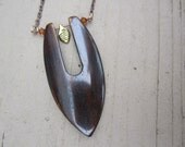 wood arrow necklace