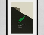 on green dolphin street - A3 art print- jazz music poster