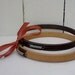Vintage Embroidery Hoops Metal and Wood 2 hoops