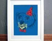Birthday Bear Print 11 x 14