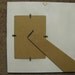 5x7 License Plate Picture Frame - FATHERS DAY-Made From Real Vintage License Plates - Hand Cut - Man cave