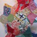 Vintage Quilt Scraps Colorful Lot Sewing Projects Cotton