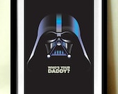 Star Wars Film Poster Print, Darth Vader, 11 x 17in (A3), giclée print