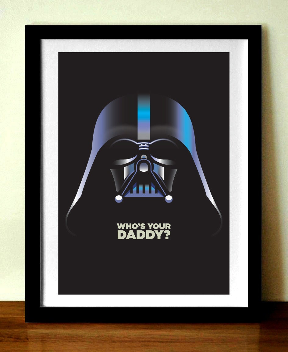 Star Wars Film Poster Print, Darth Vader, 11 x 17in (A3), giclée print