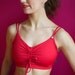 Ballet top in red  for Bikram yoga