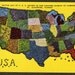Button Map - Yellow Postcard - Lightner Museum of Hobbies