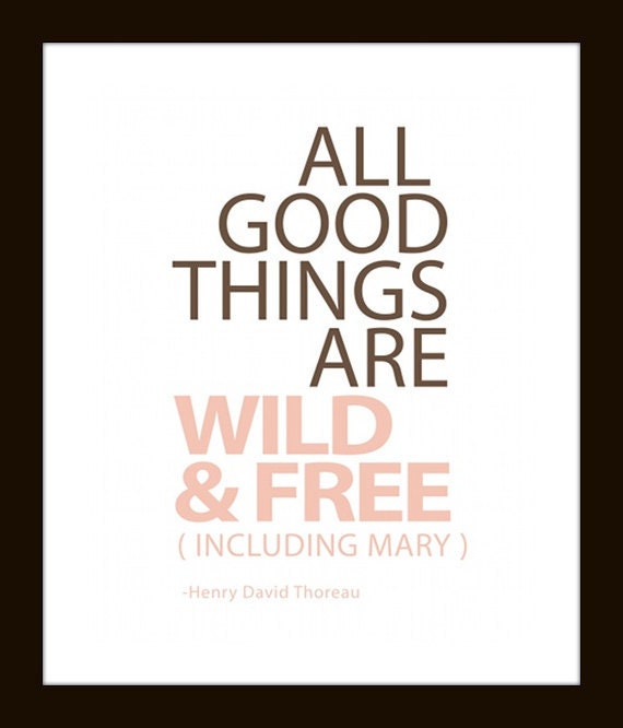 All Good Things Wall Art 11 x 14, Personalized Children's Art Quote