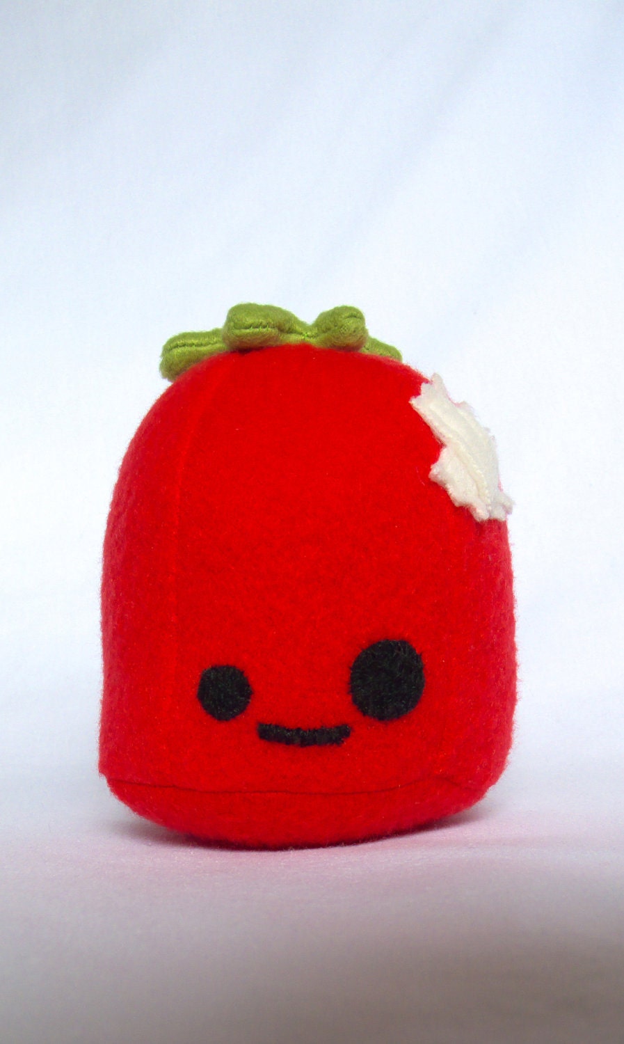Smooshed Mato the Lovable Mini Plush Tomato Toy Fleece for Children or Kids at Heart.