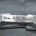 Fifty Shades of Grey Inspired Hand Stamped Cuff Bracelet You. Are. Mine