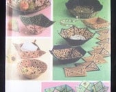 Unusual Fabric Bowl Pattern - Simplicity Pattern for Fabric Bowls No.4506