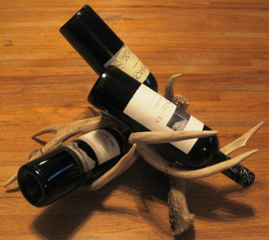 Deer Antler Wine Rack