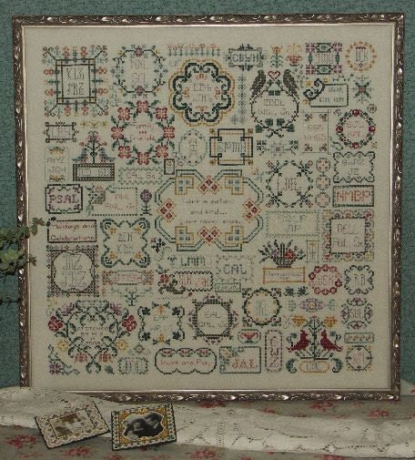 Rosewood Manor Cross Stitch Chart Family By LeighBoStitches