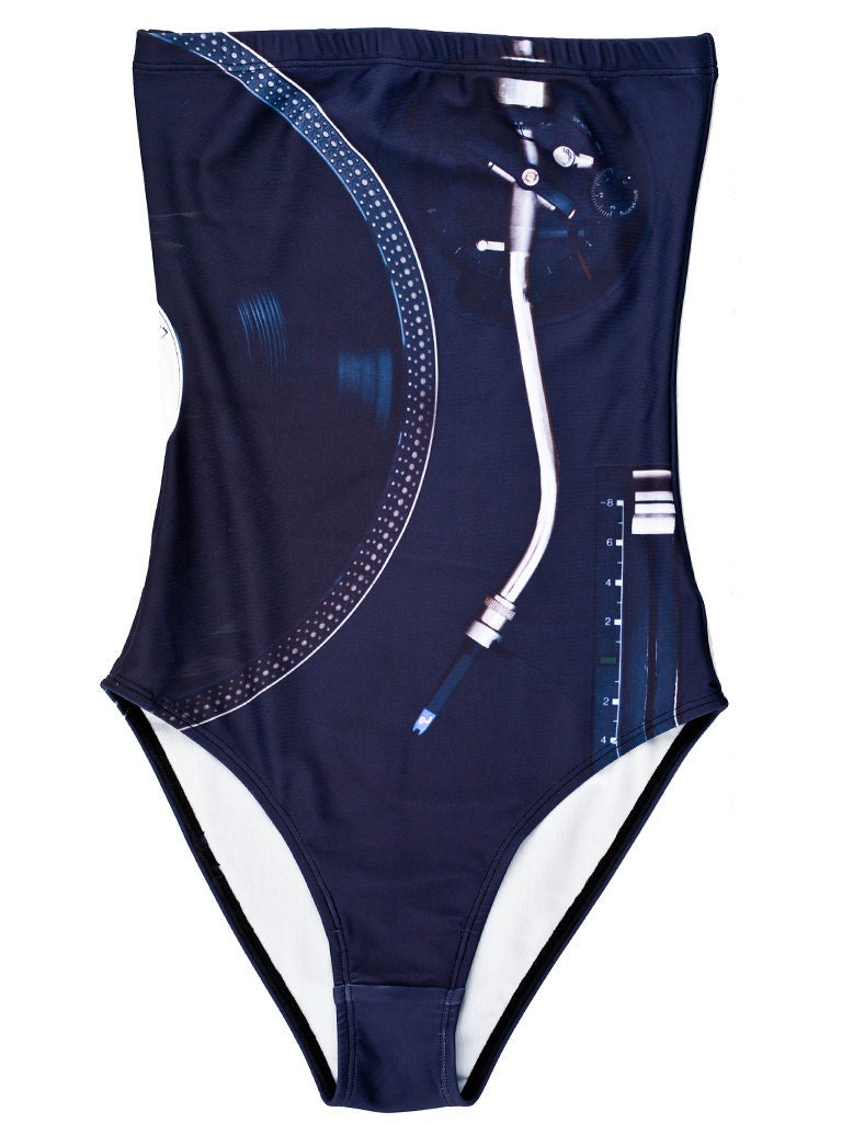 FREE SHIPPING Swimsuit One Piece " PP Turntable"