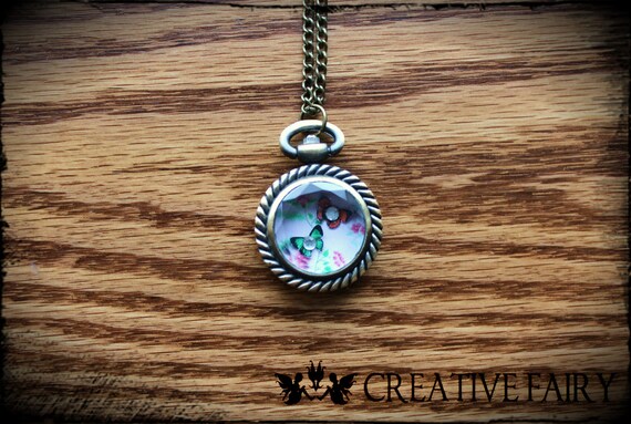 Cute Butterfly Necklace - Simple but Cute - Two Little Butterflies