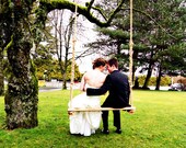 Eagle - Handmade cedar rope tree swing 48" wide - Relax with a loved one - Double Porch Swing