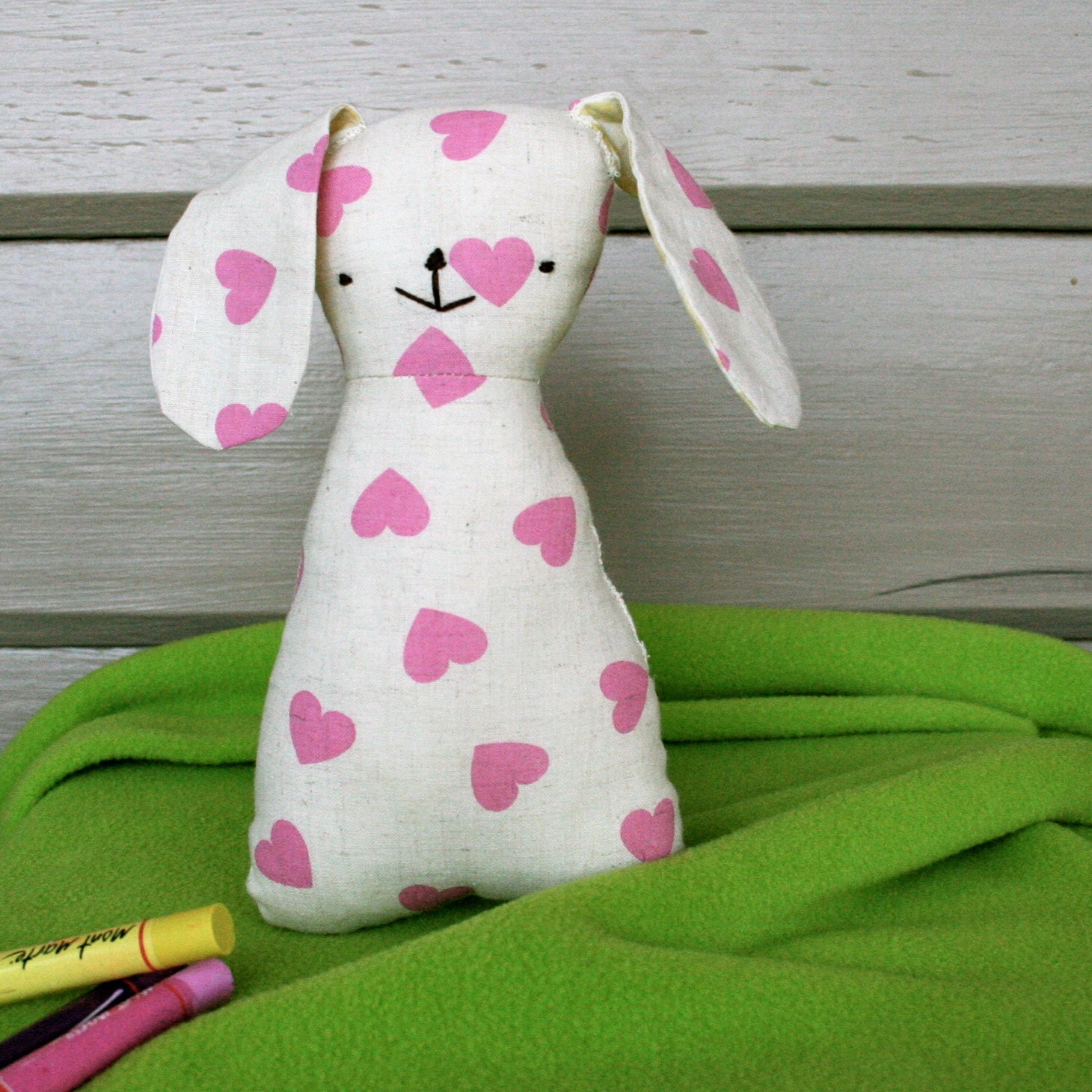 Easter Bunny / Sweet Heart Bunny Softie - Easter Gift