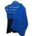Crochet Womens Shawl, Blue Wrap, Romantic Lacy Shawl, Blue Shawl, Blue Coat, Blue Cloak, Womens Shawl, Elegant Blue Shawl, Evening Wrap