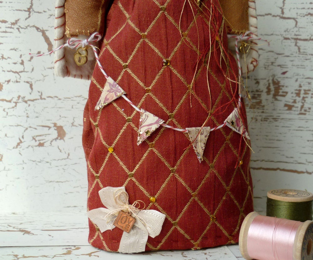 Valentine Decoration Cloth Art Doll - Valerie