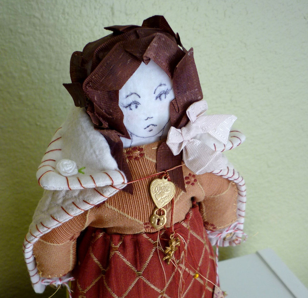 Valentine Decoration Cloth Art Doll - Valerie