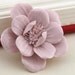 1 Vintage Porcelain Pink Old Garden Rose Flower Cabochon Cab