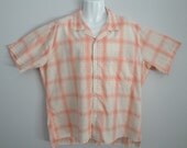 Vintage 1950s Style Mens shirt / Rockabilly vlv