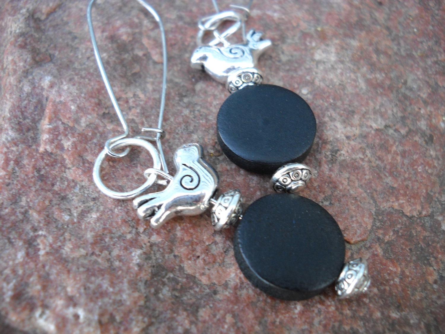 Birds of a Feather Silver Dangle Earrings