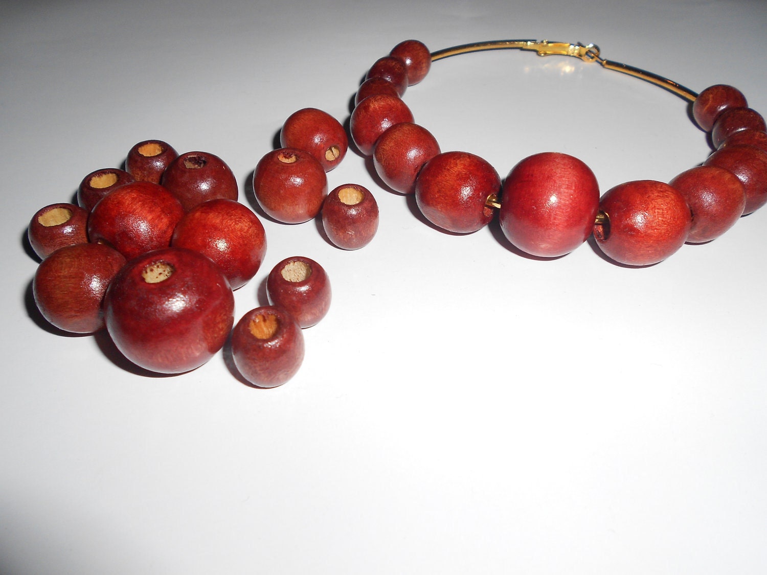26 pcs Basketball wives earrings / Poparazzi inspired Wooden Bead Set