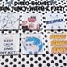 Big Bang Theory 6Pc Handmade Glass Tile Magnet Set XLarge