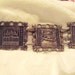 Fun and Detailed Antique Italian Souvenir Panel Bracelet