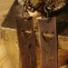 Distressed Copper Flower Cut out Earring CLEARANCE