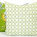 Contemporary Annie Selke "Tala" Decorator Pillow Cover - Citrus Green and White - To cover 20" x 20" Pillow Form