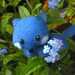 Cute Little Blue Felt Fox Plushie