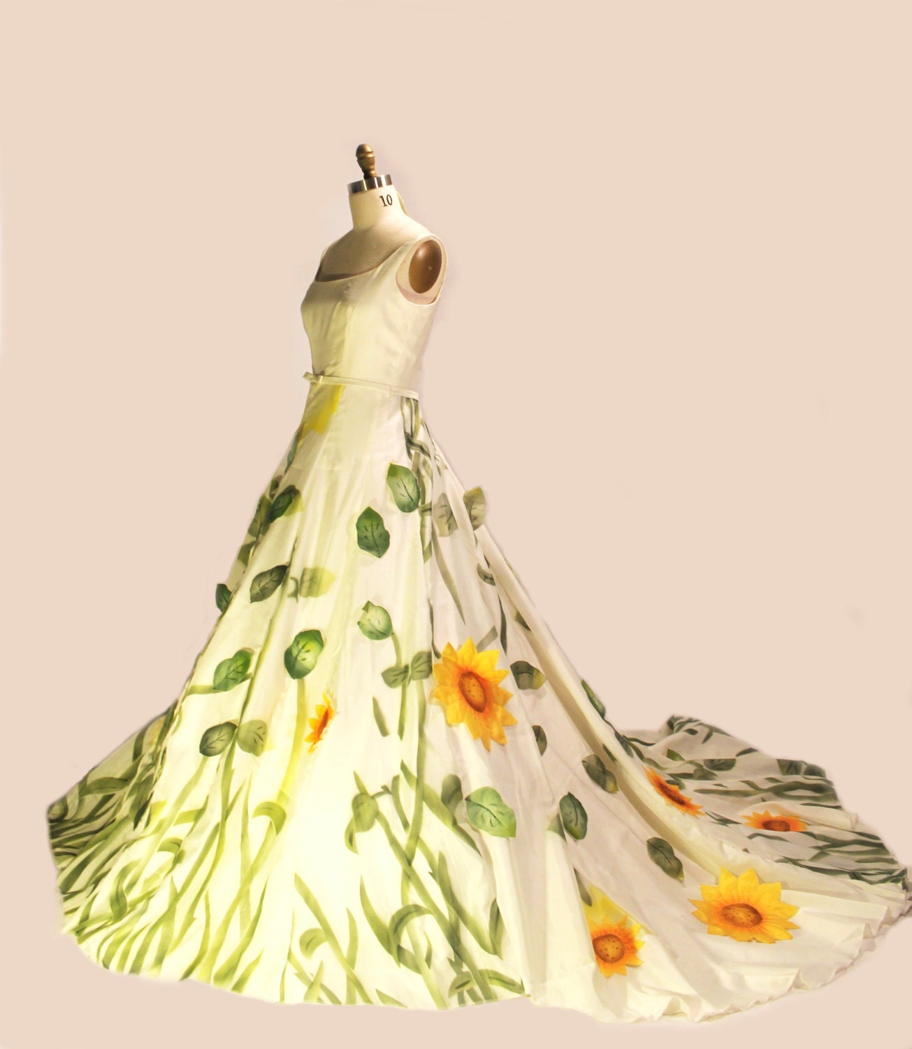 Romantic Bohemian Dress / Evening Gown / Wedding Dress / The Shower Curtain Dress
