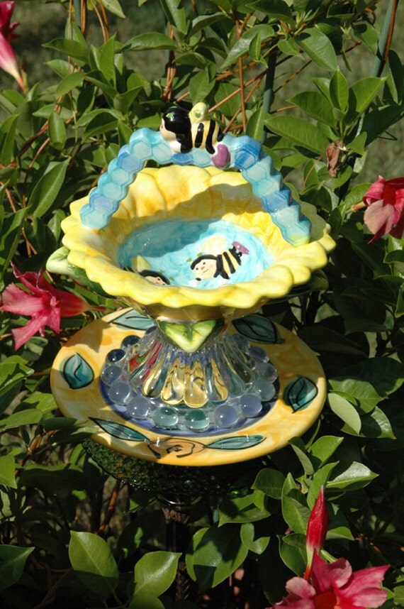 whimsical bird feeder garden yard art by recycledbyskattur whimsical bird feeder garden yard art by recycledbyskattur