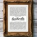 Retro Inspirational Quote Giclee Art Print - Vintage Typography Decor - Customize - Disiderata UK