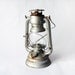 Silver Grey Kerosene Railroad vintage Lantern Lamp - Globus lantern - vintage lantern - gray