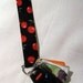 Cherry Wristlet Key Ring