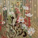 Cosmos in the Arrangement with Gold Leaf