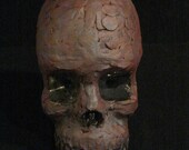 Terra-cotta Skull I (8" x 6" x 8")