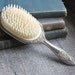 Reserved for Sari Romantic Cottage Chic Vintage Vanity Hair Brush Decor
