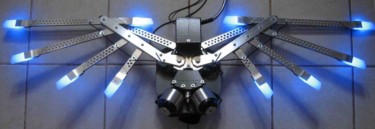Powered Mechanical Wings - Version 1.5 with LED Light Effects