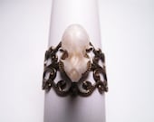 Bat Rings Pipistrelle Bat Skull Ring Steampunk Ring Bone Jewelry Bat Ring Real Animal Skull