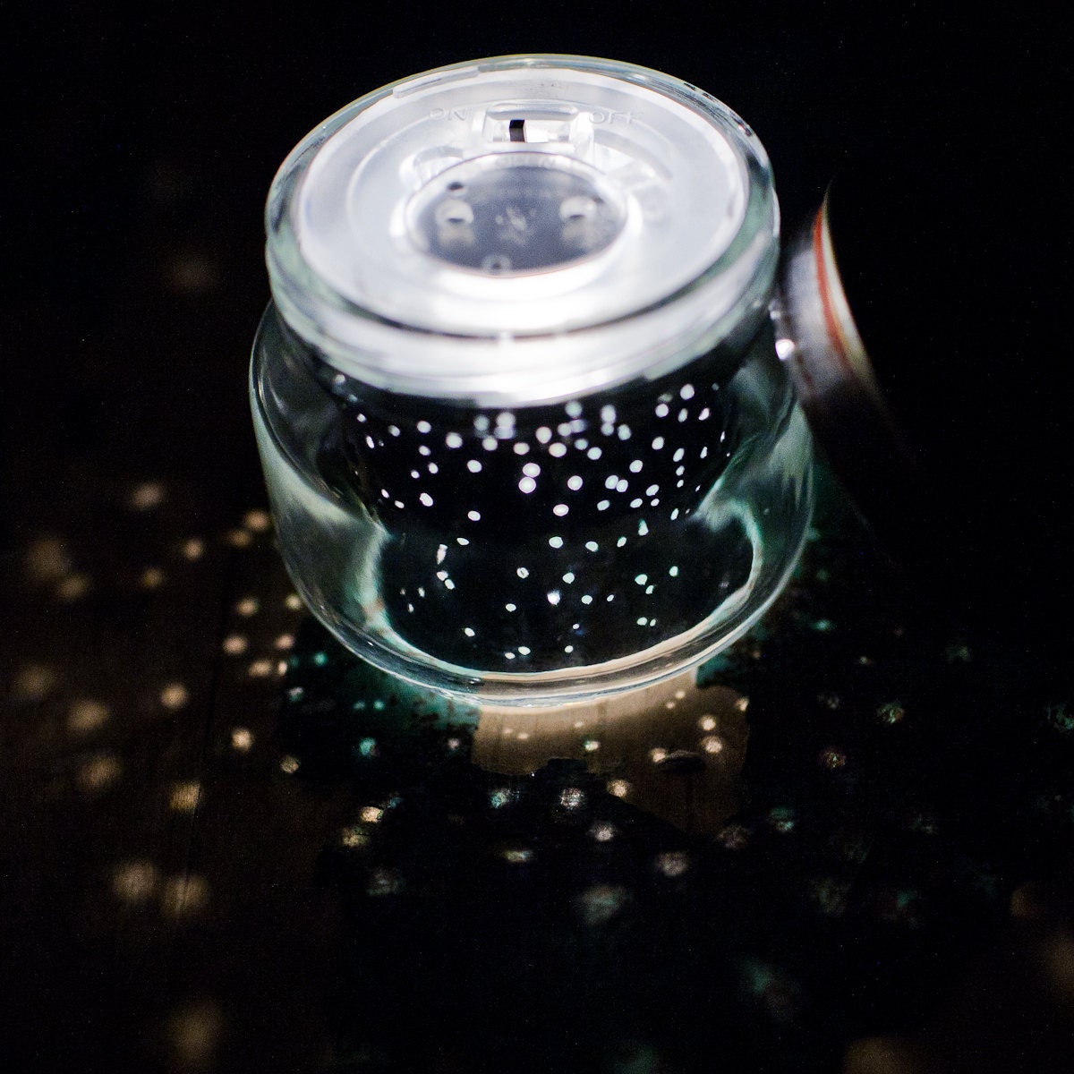 STAR JARS set of 3 // 2oz, 4oz, & 6oz  upcycled constellation nightlights