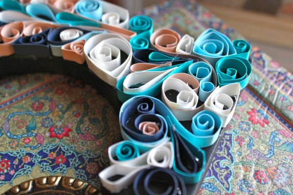Monogram Quilled Letter